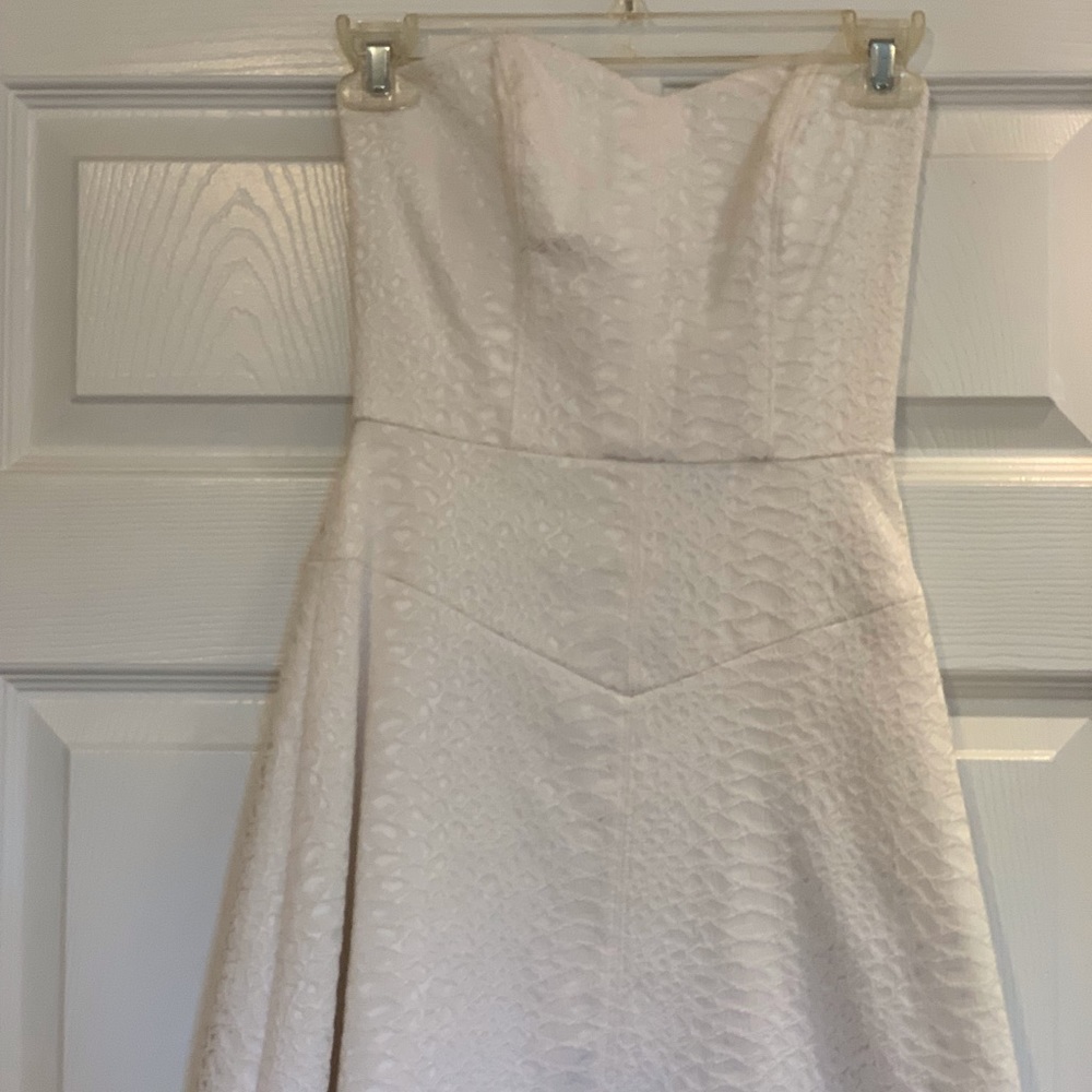 Bebe princess style white dress